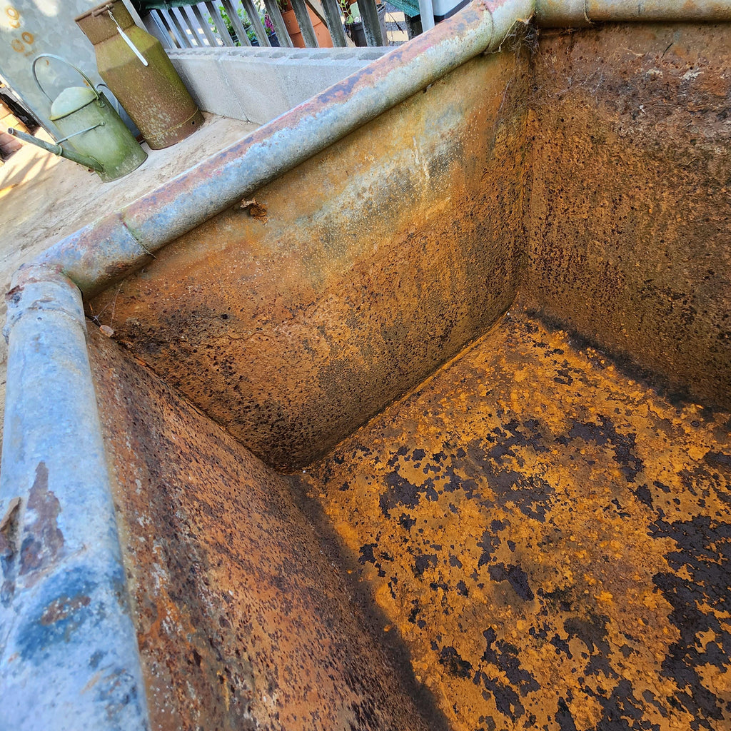 Old Galvanised Water Trough - Planter Only