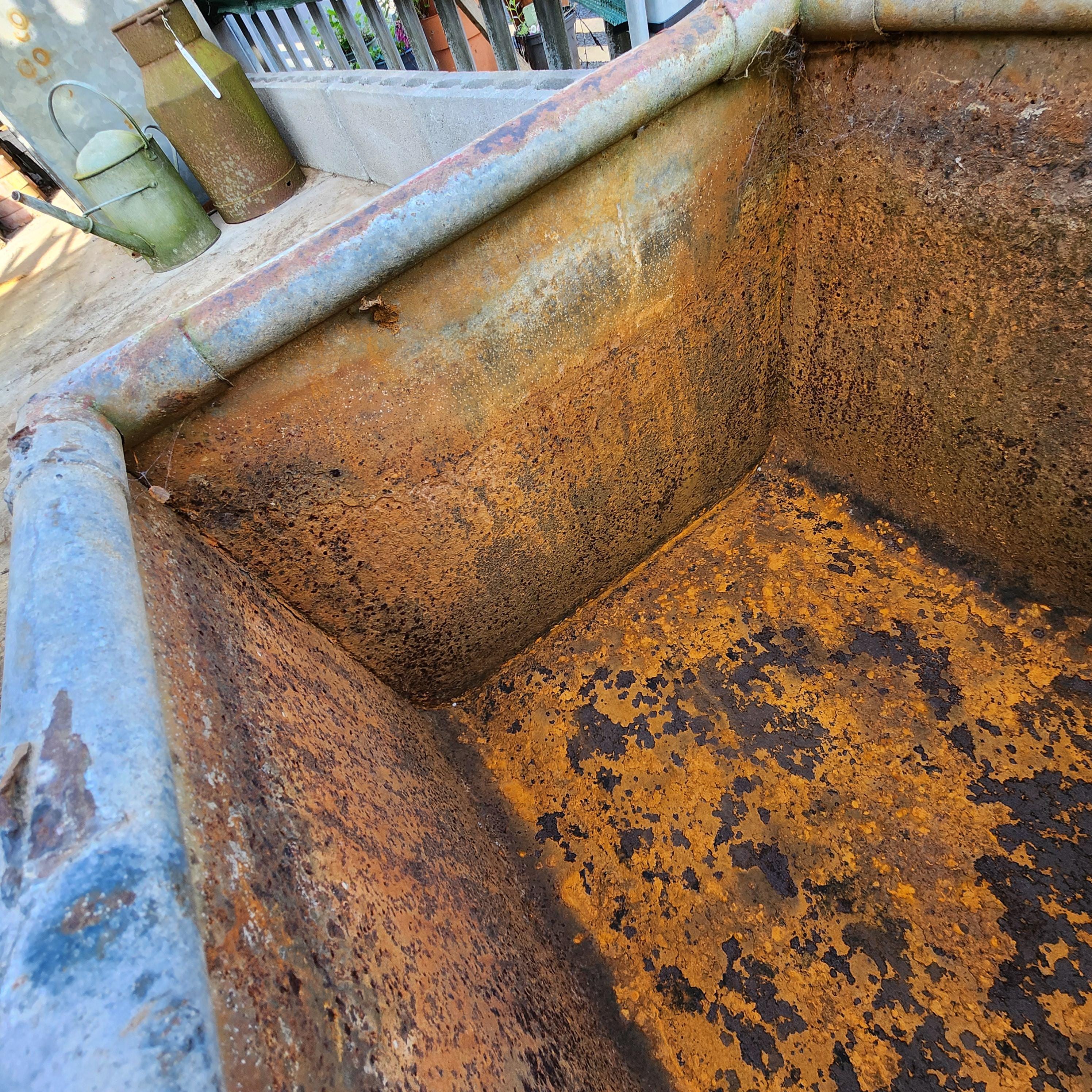 Old Galvanised Water Trough - Planter Only