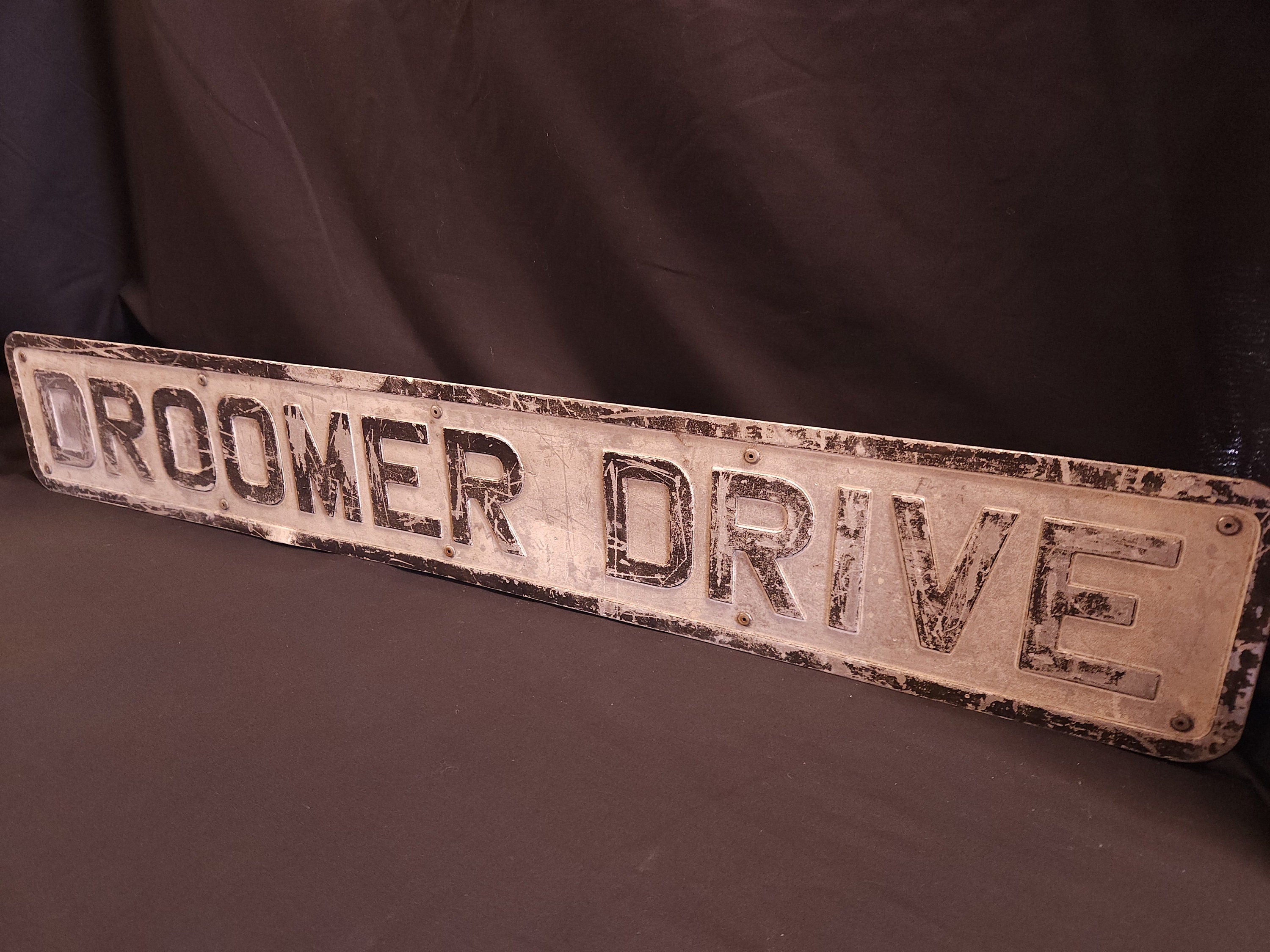 Mid Century Street Name Sign - Droomer Drive