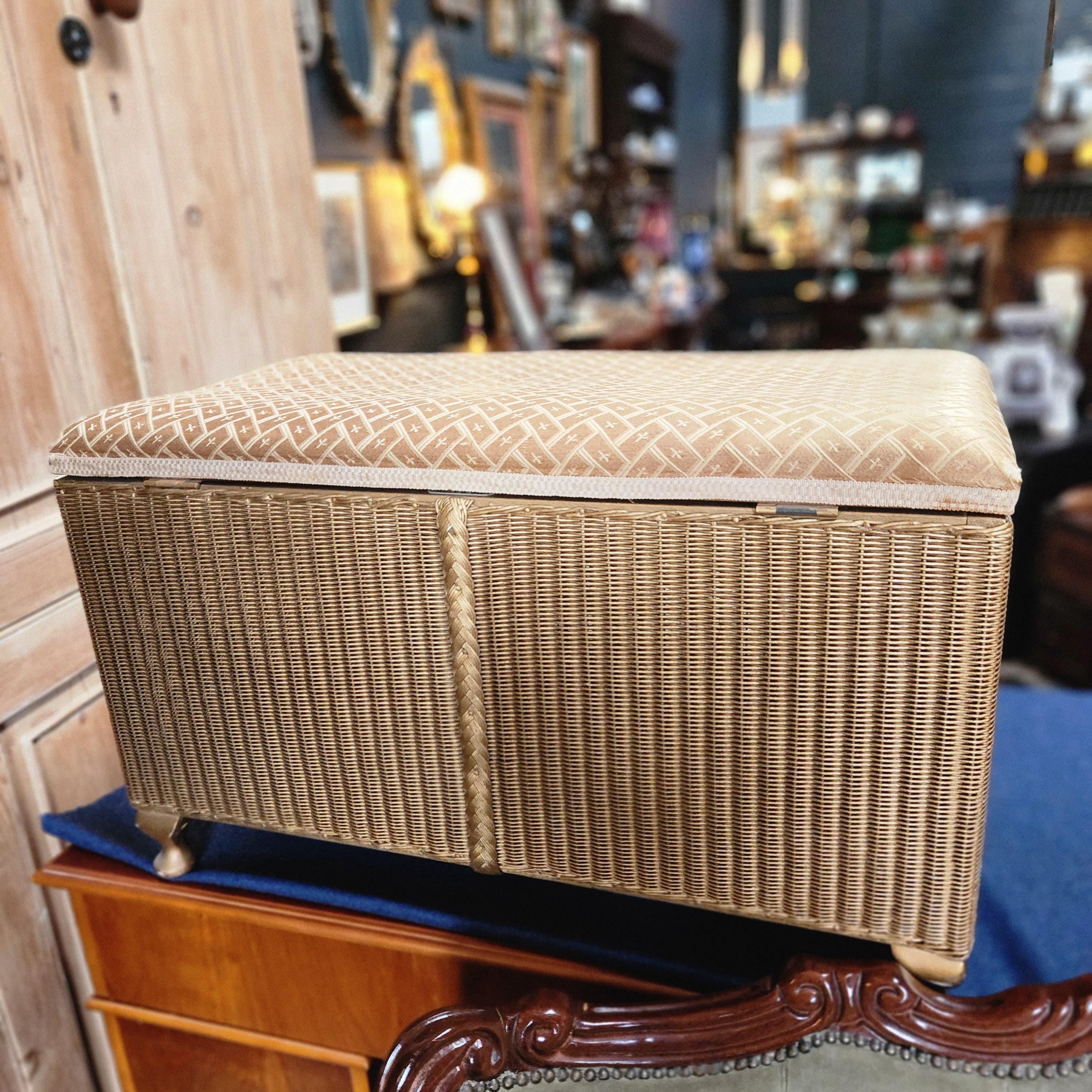 Original Lloyd Loom "Lusty" Wicker Blanket Box