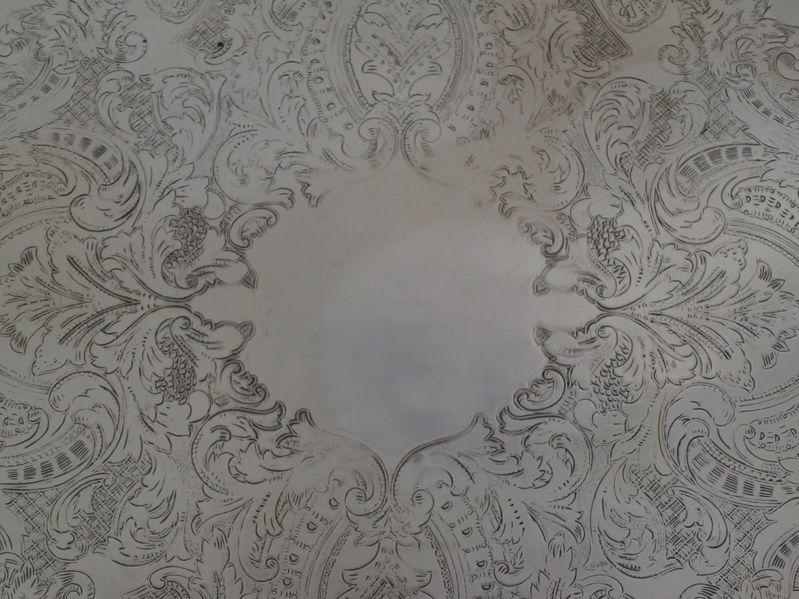 Vintage Mid Century Silver Plate Tray - Vintage