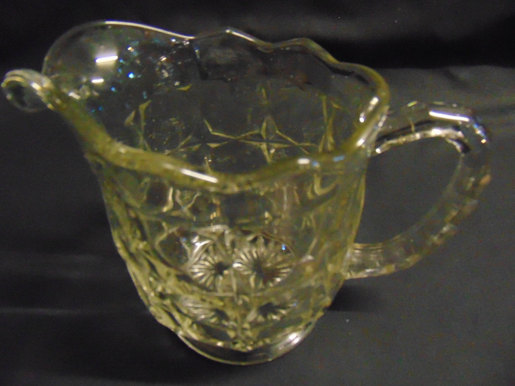 Pressed Glass Lemonade Jug
