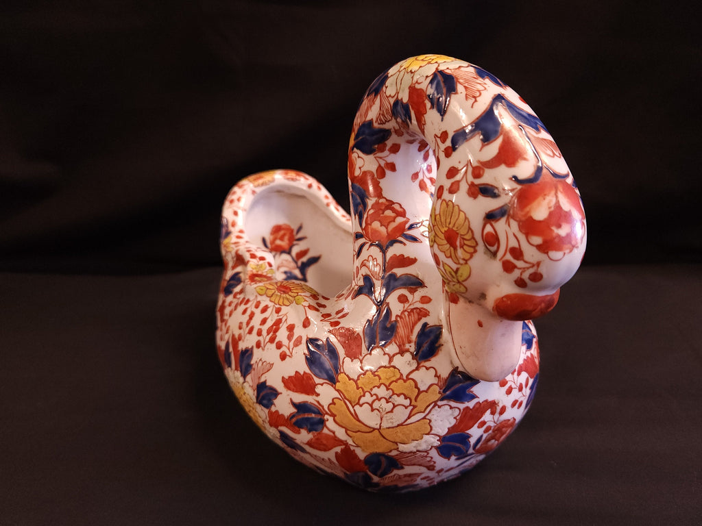Chinese Imari Handpainted Swan