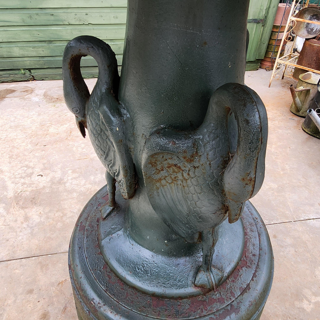 19th Century Cast Iron Garden Fountain - Coalbrookdale Style