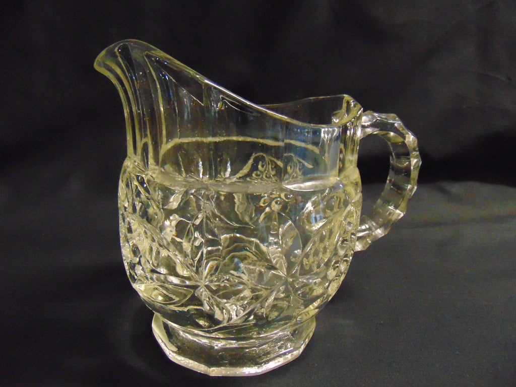 Pressed Glass Lemonade Jug