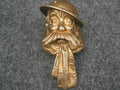 Early 20thC Patinated Bronze Old Bill Car Mascot - Bruce Bairnsfather