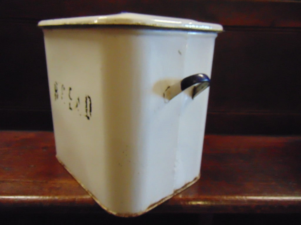 Enamelled Bread Bin - Vintage