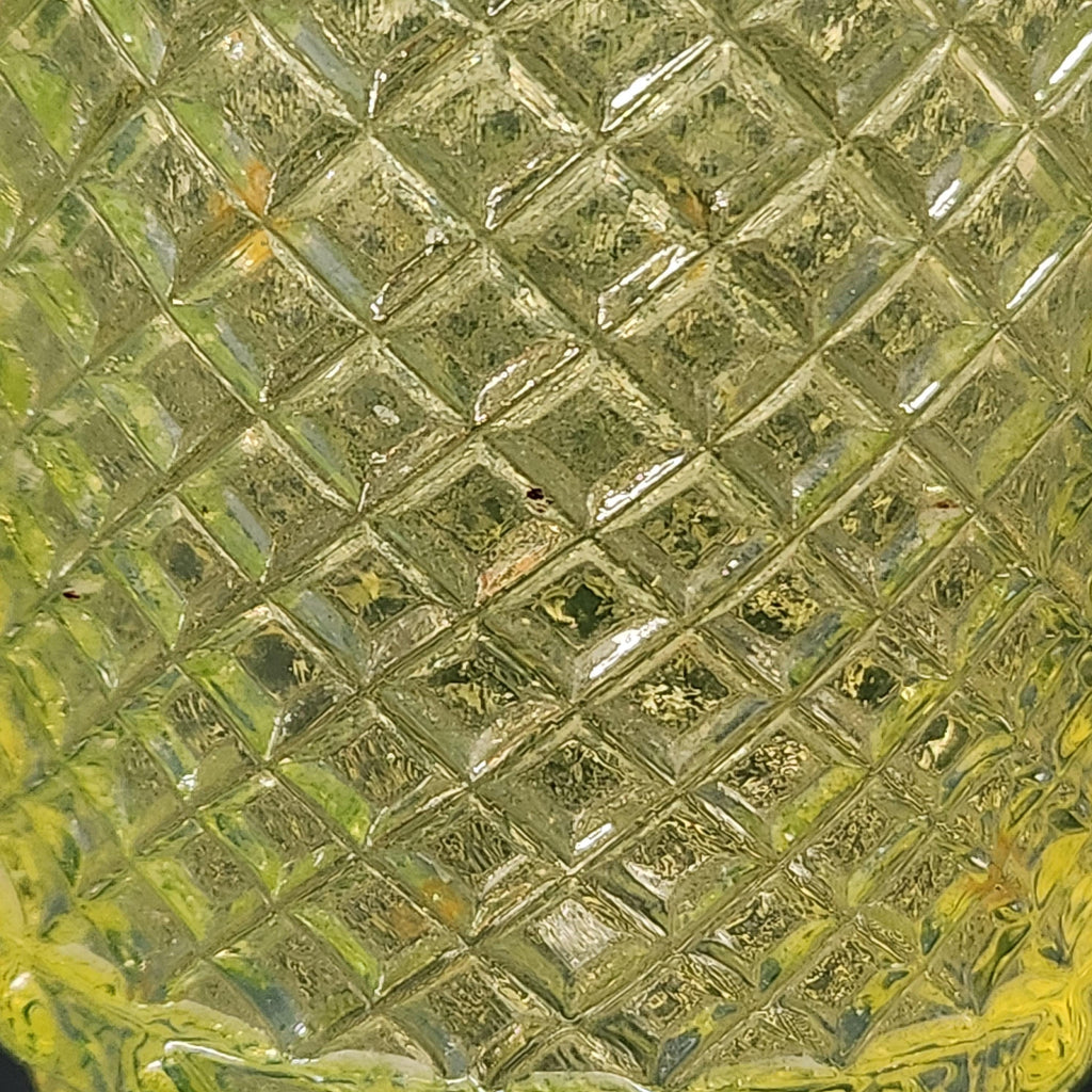 Yellow Uranium Glass Celery Vase