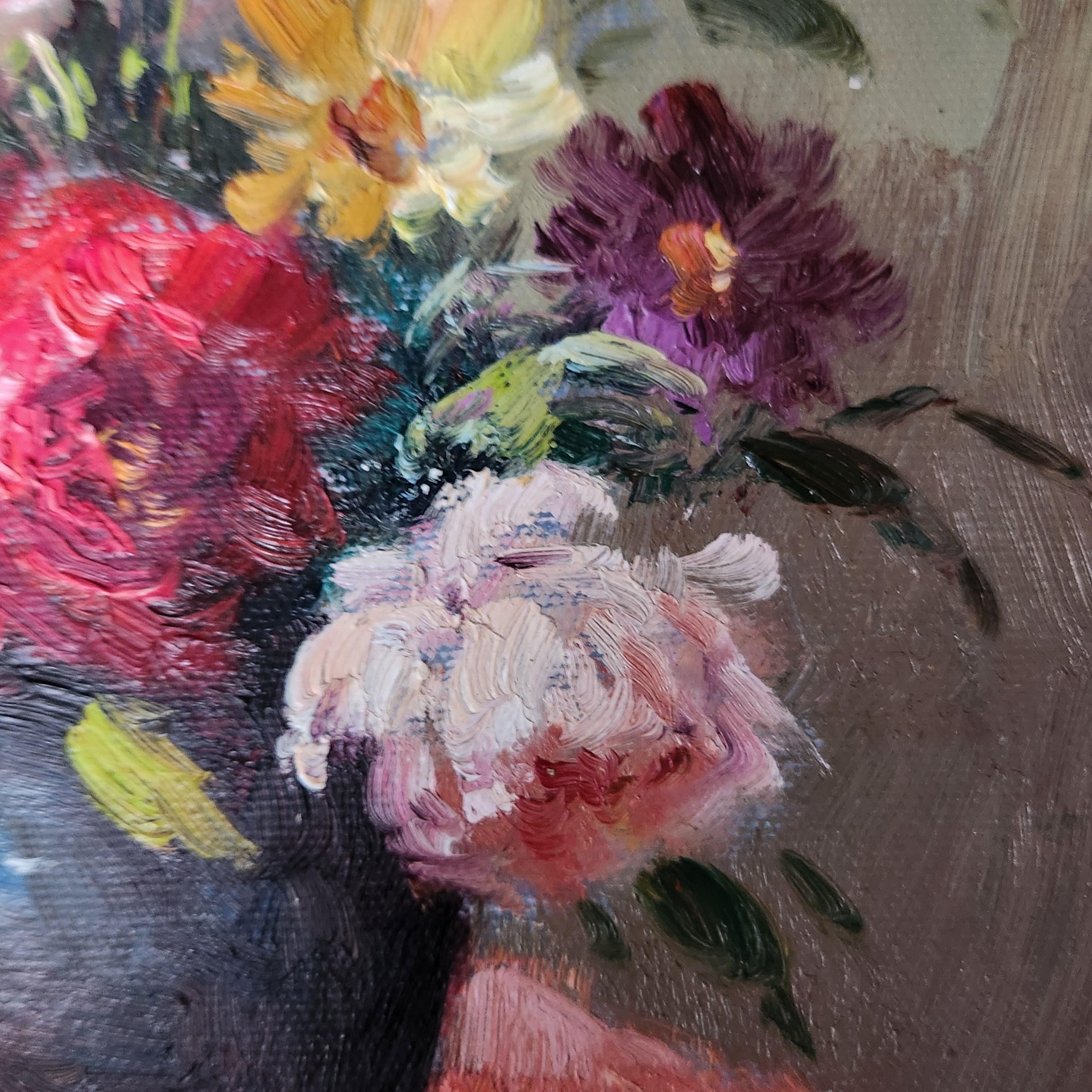 Small Still Life Oil on Canvas - Unframed