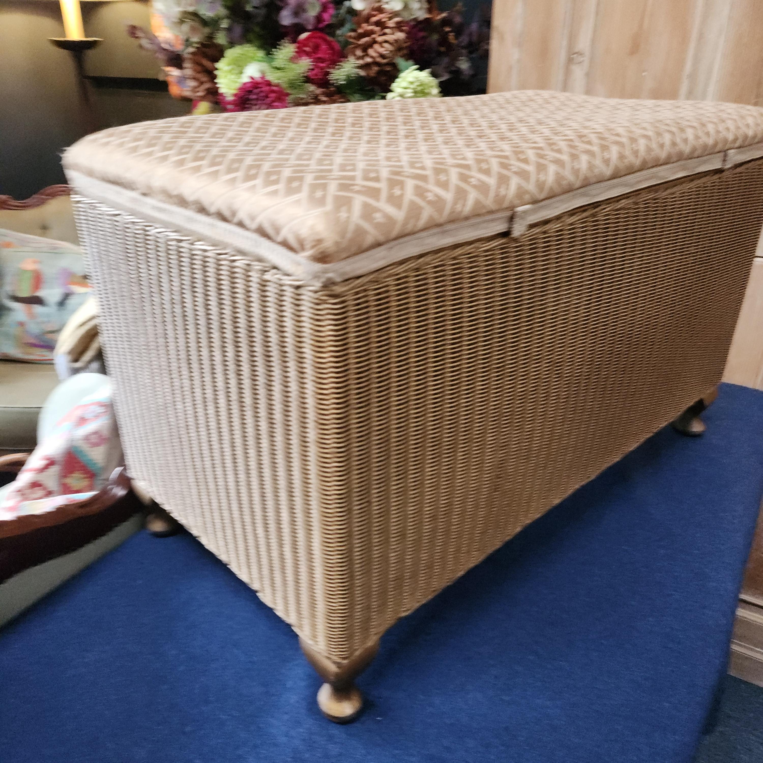 Original Lloyd Loom "Lusty" Wicker Blanket Box