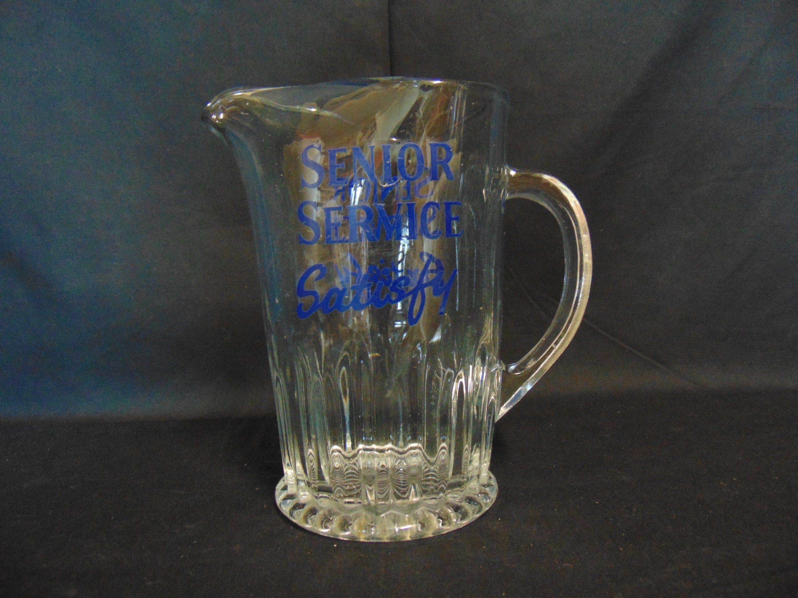 Vintage Senior Service Advertising Water Jug - Bar Ware