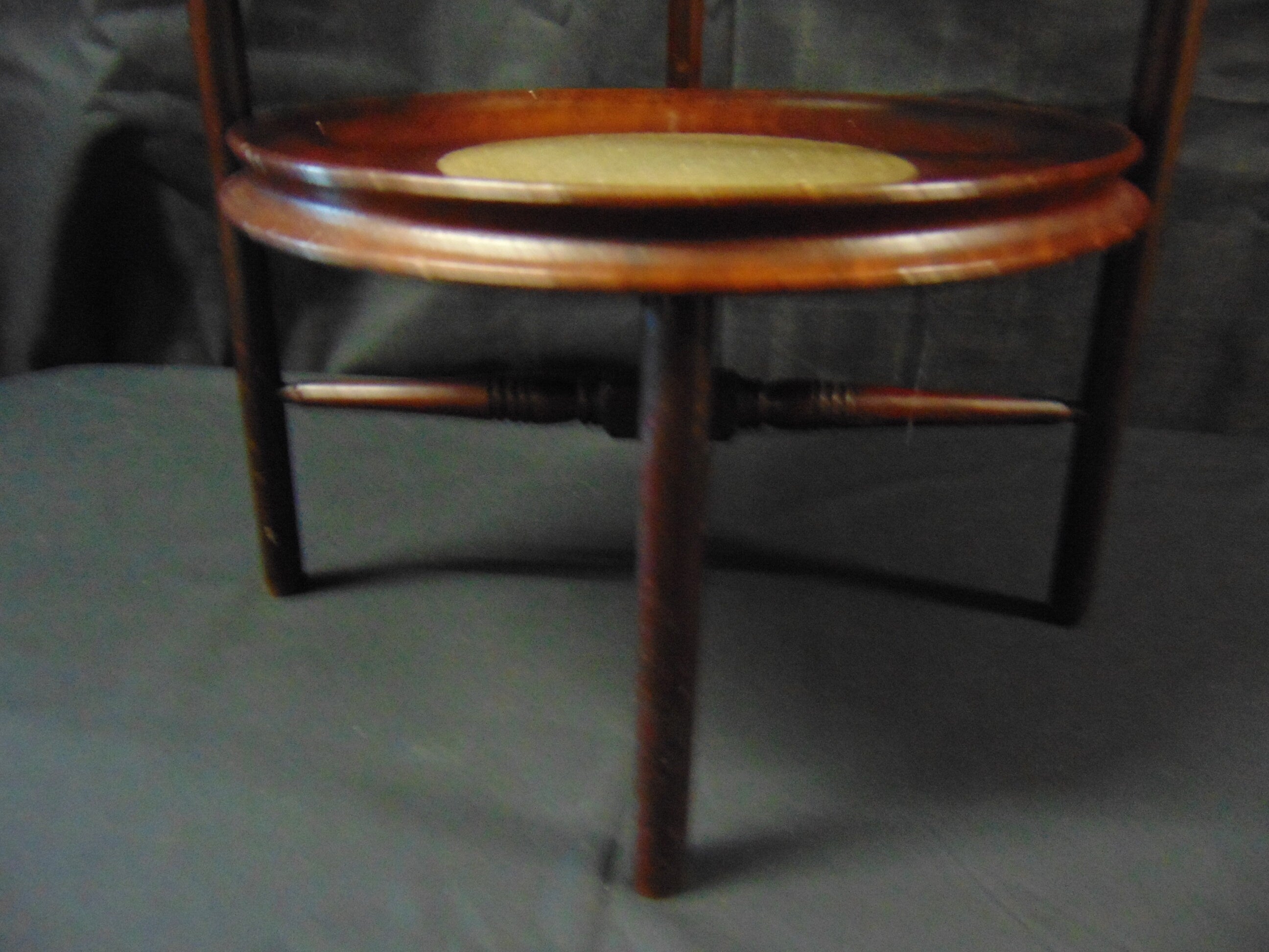 Edwardian Mahogany Cake Stand
