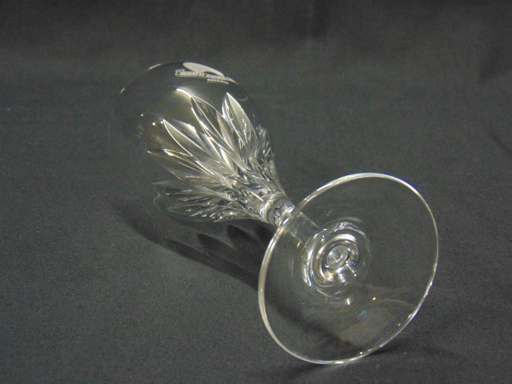 Heavy Cut Glass Wine Glass for the Bugatti Owners Club Award