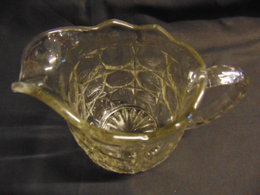 Pressed Glass Lemonade Jug
