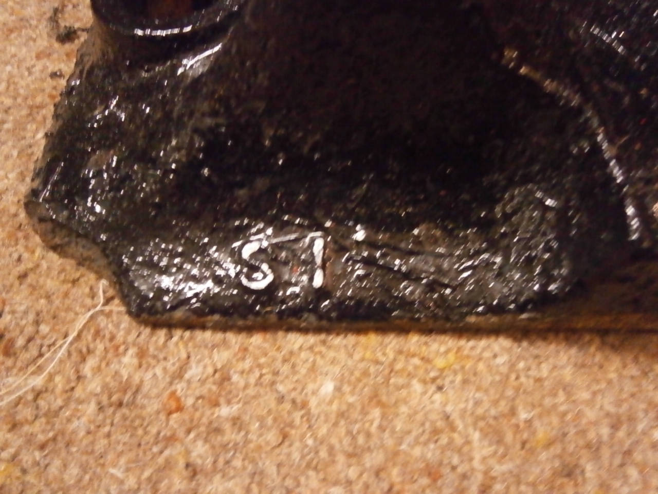 Cast Iron Rail Chair for Southern Railway - Vintage