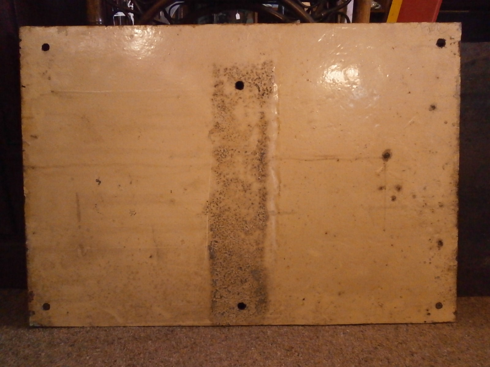 Cast Iron GWR Railway Notice Sign, Trespasser Warning, Original Antique