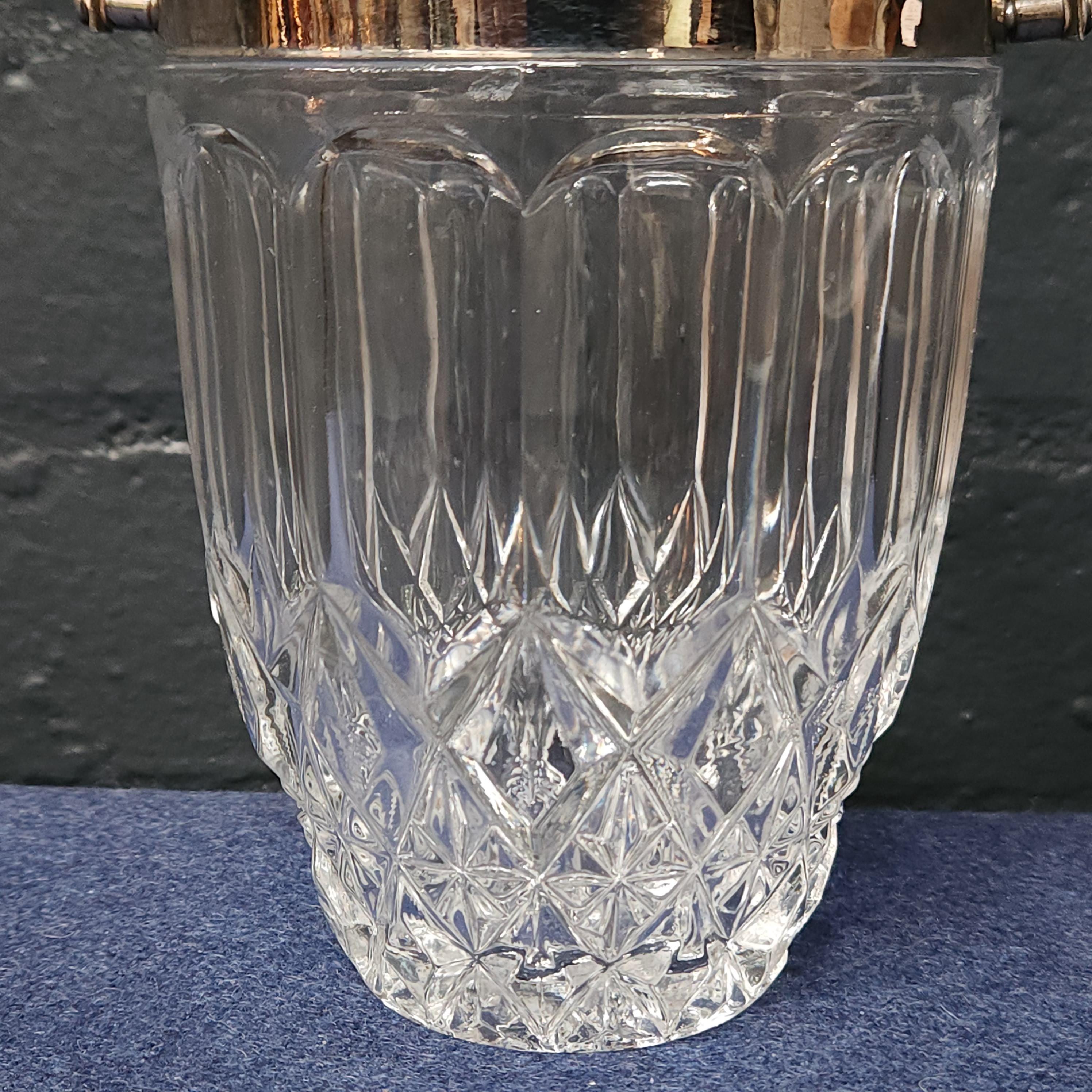 Lead Glass, Cut Crystal Ice Bucket