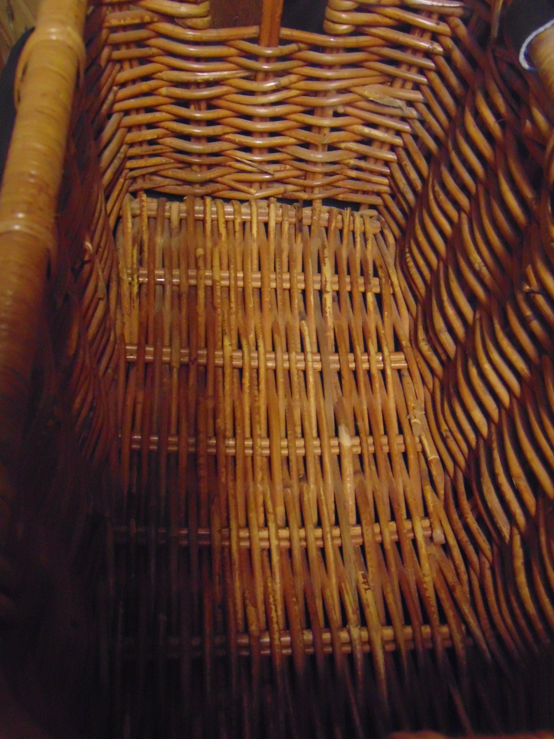 Vintage Wicker Fishing Creel