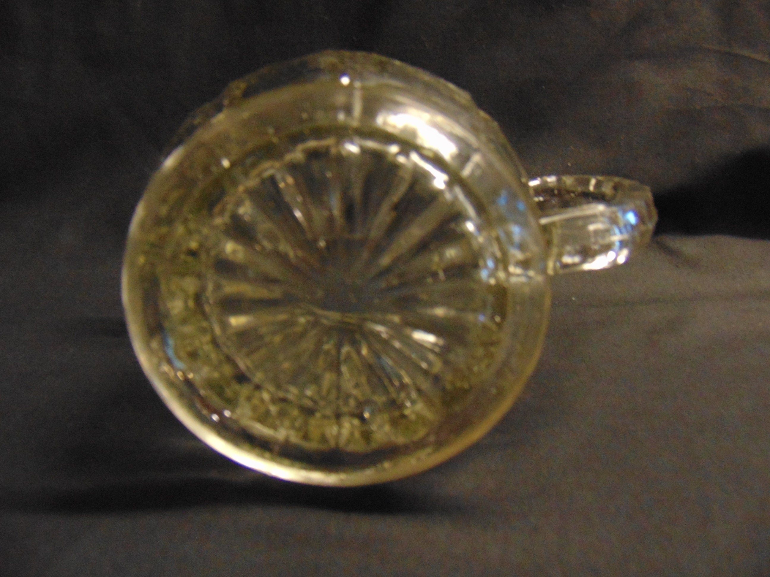 Pressed Glass Lemonade Jug