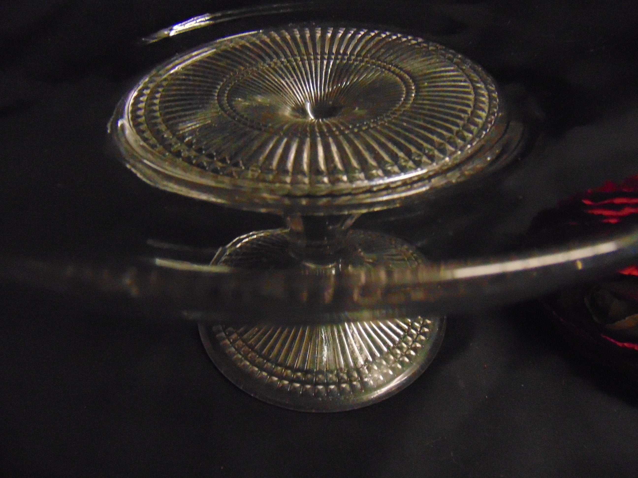 Edwardian Pressed Glass Comport