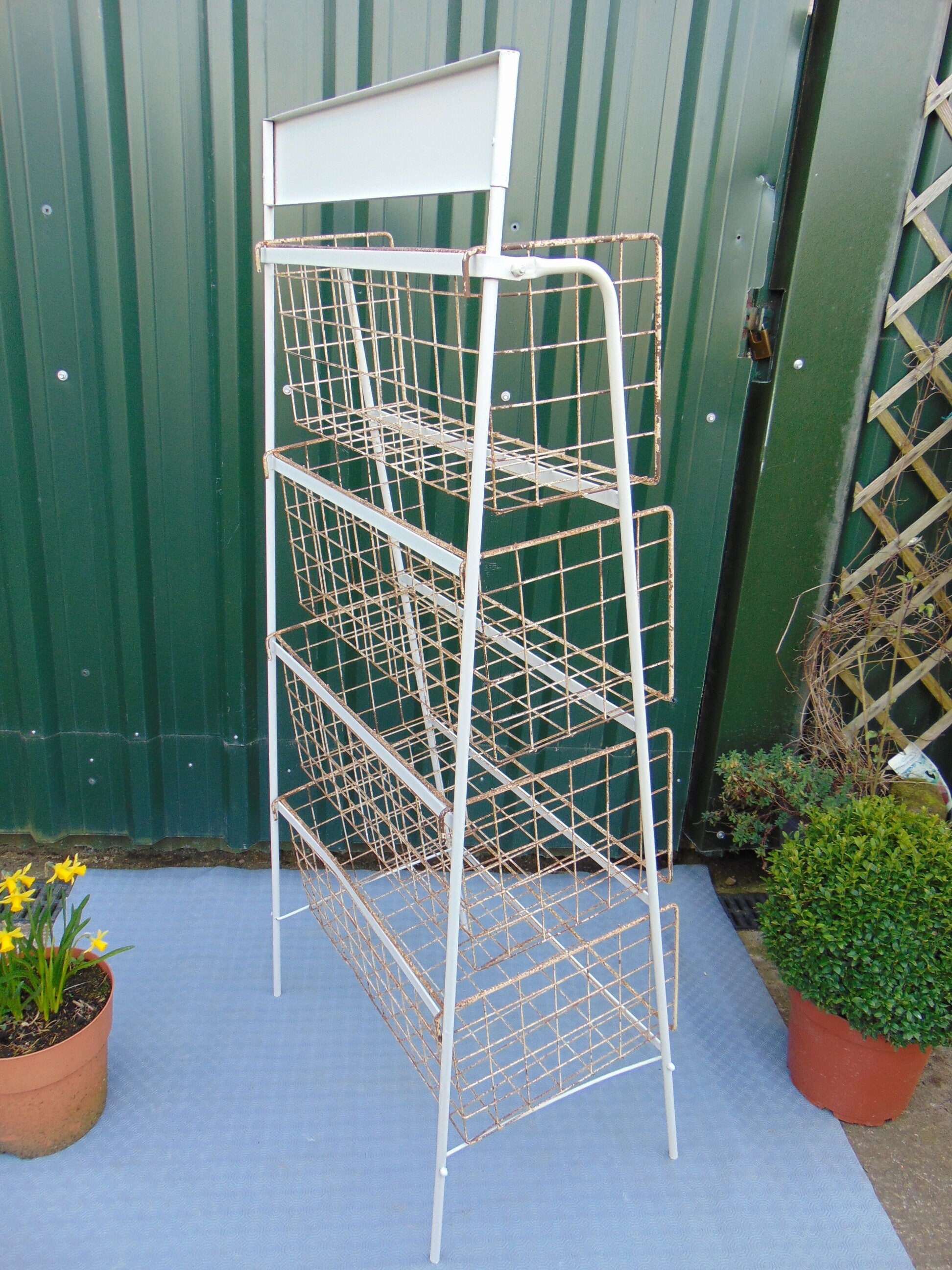 Vintage Retro Cadbury Butter Sponge Retail Advertising Display Stand