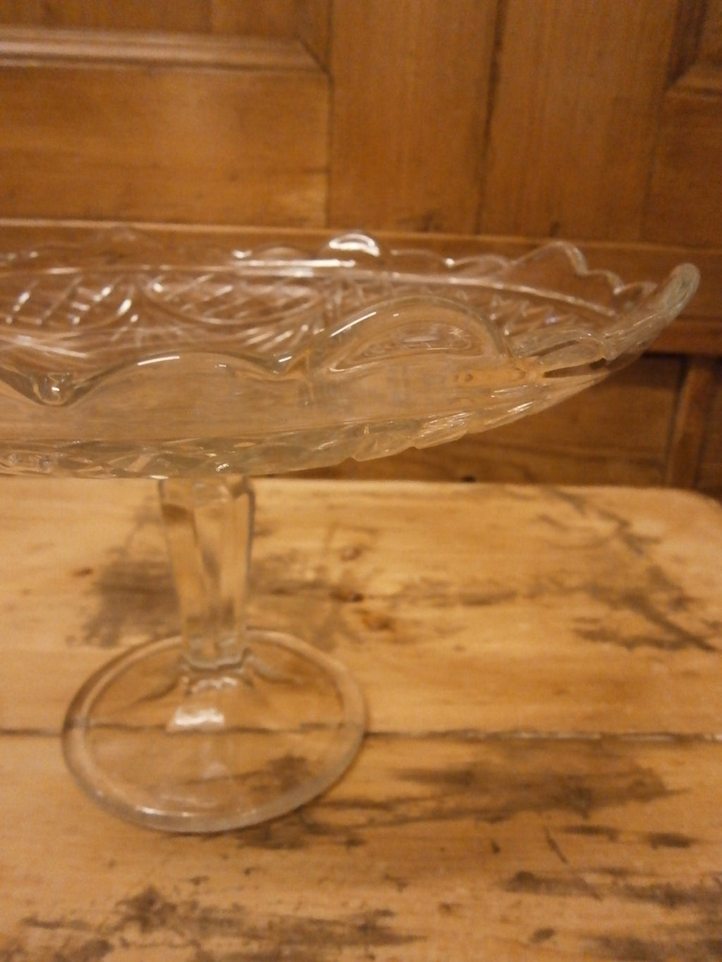 Edwardian Pressed Glass Comport