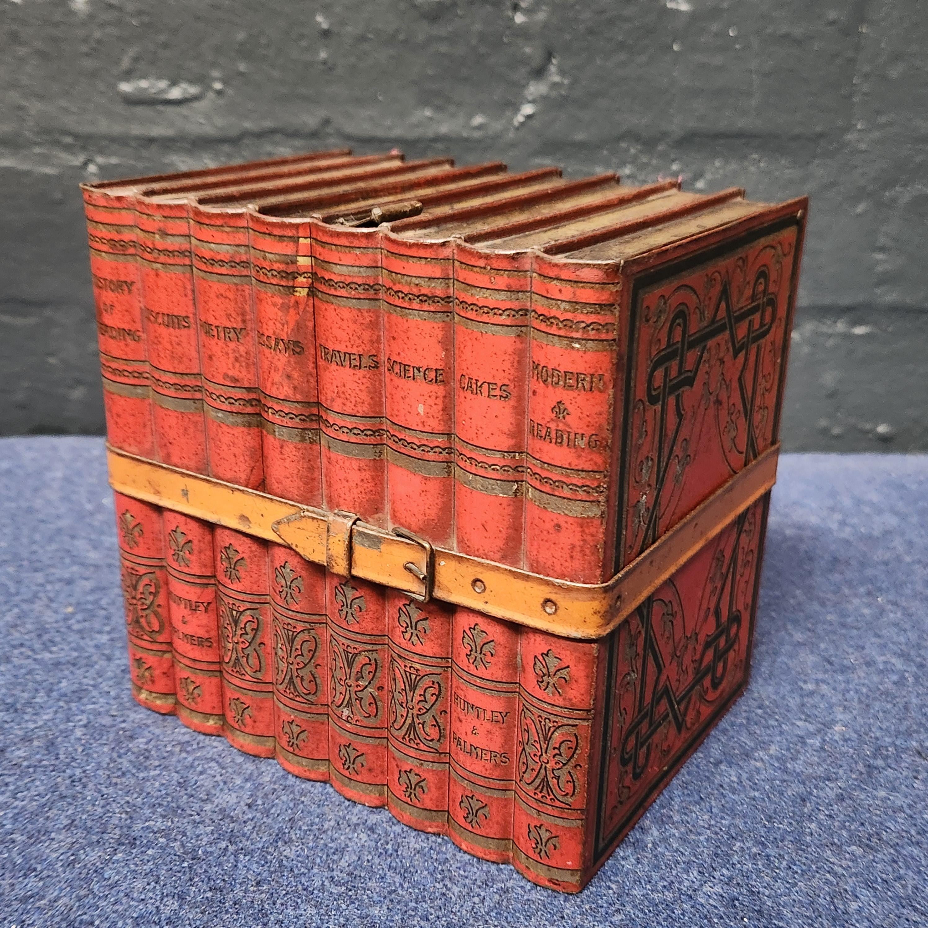 Huntley and Palmers Book Stack Biscuit Tin