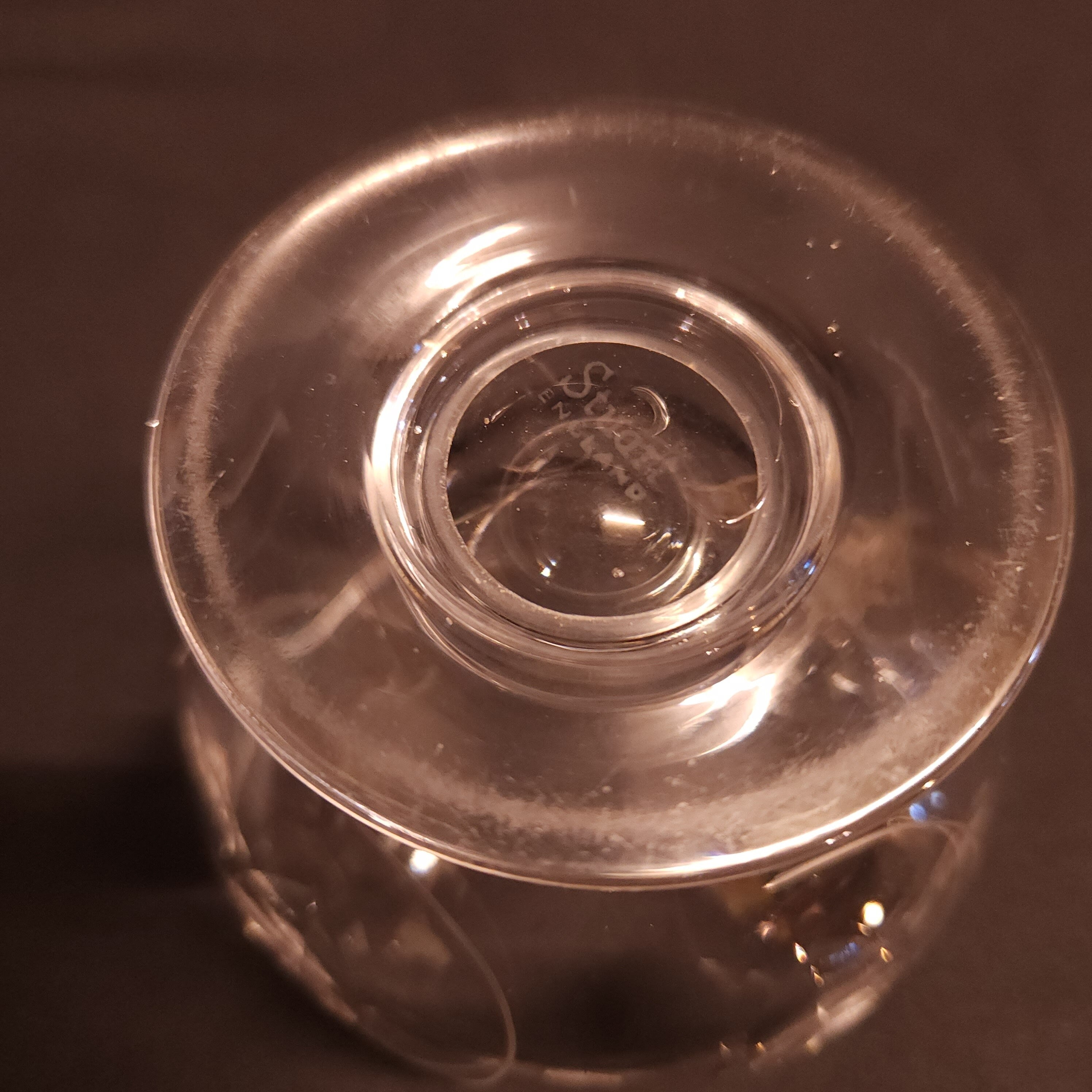 Small Stuart Crystal Posy Bowl - 1950's Poss John Luxton