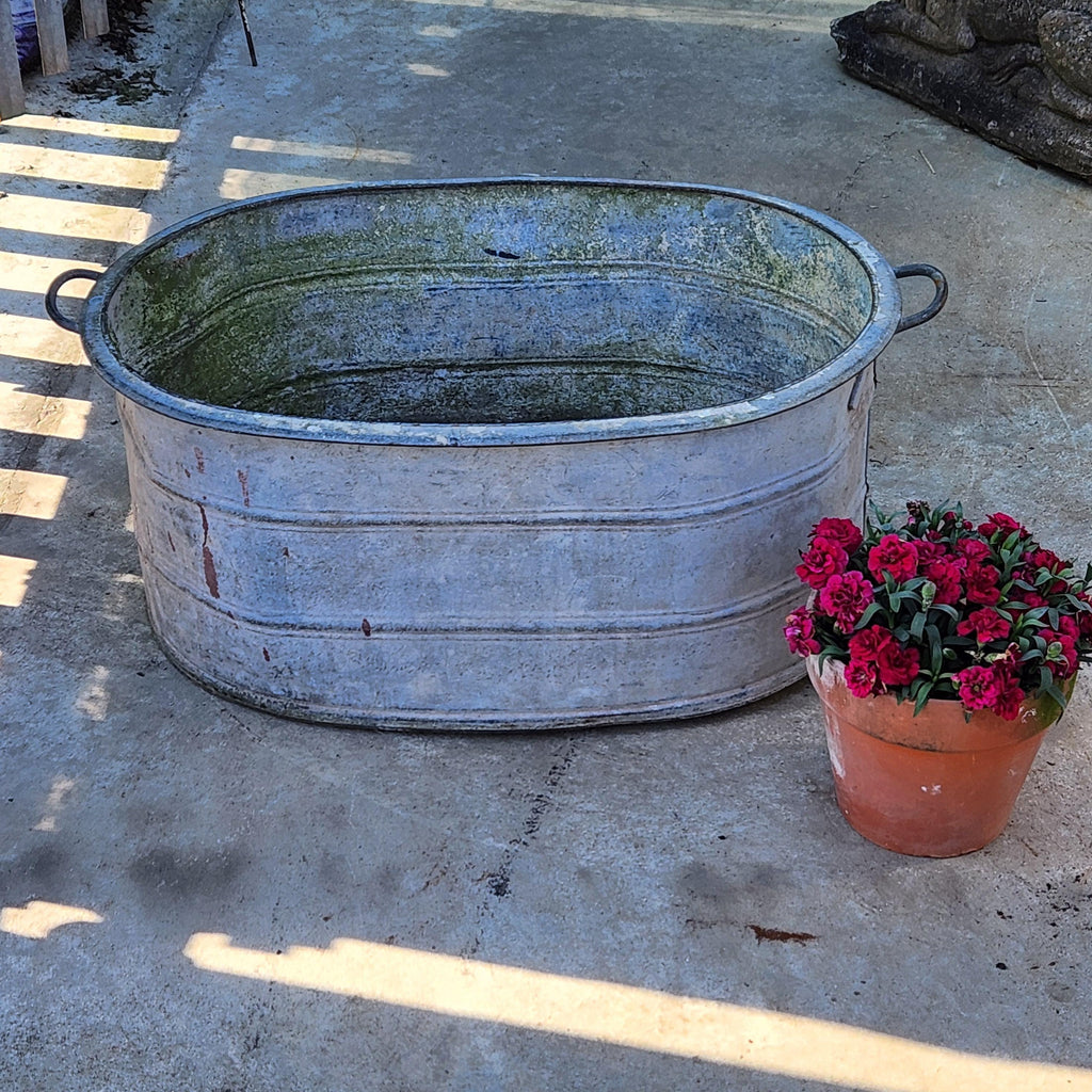 Galvanised Continental Bath Planter