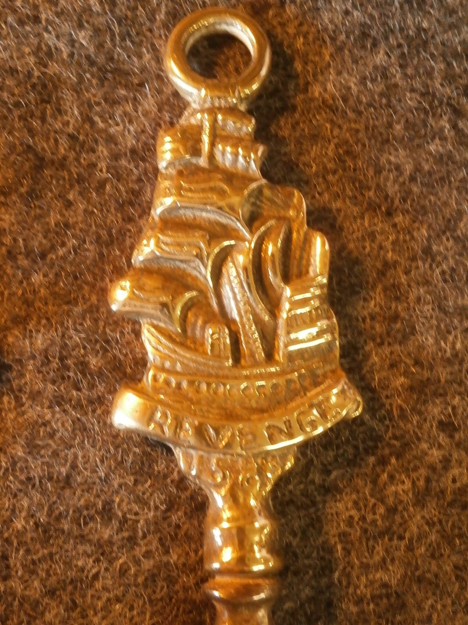 Mid-Century Retro, Brass Corkscrew and Matching Bottle top Opener