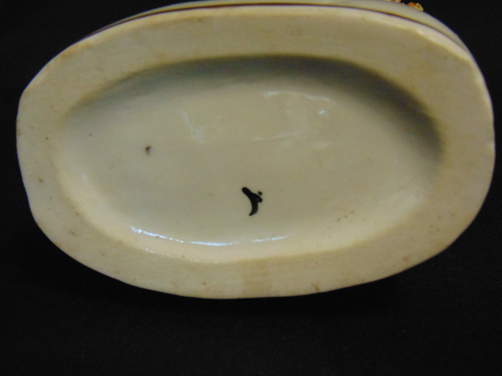 Victorian Staffordshire Spill Vase - Birds With A Nest