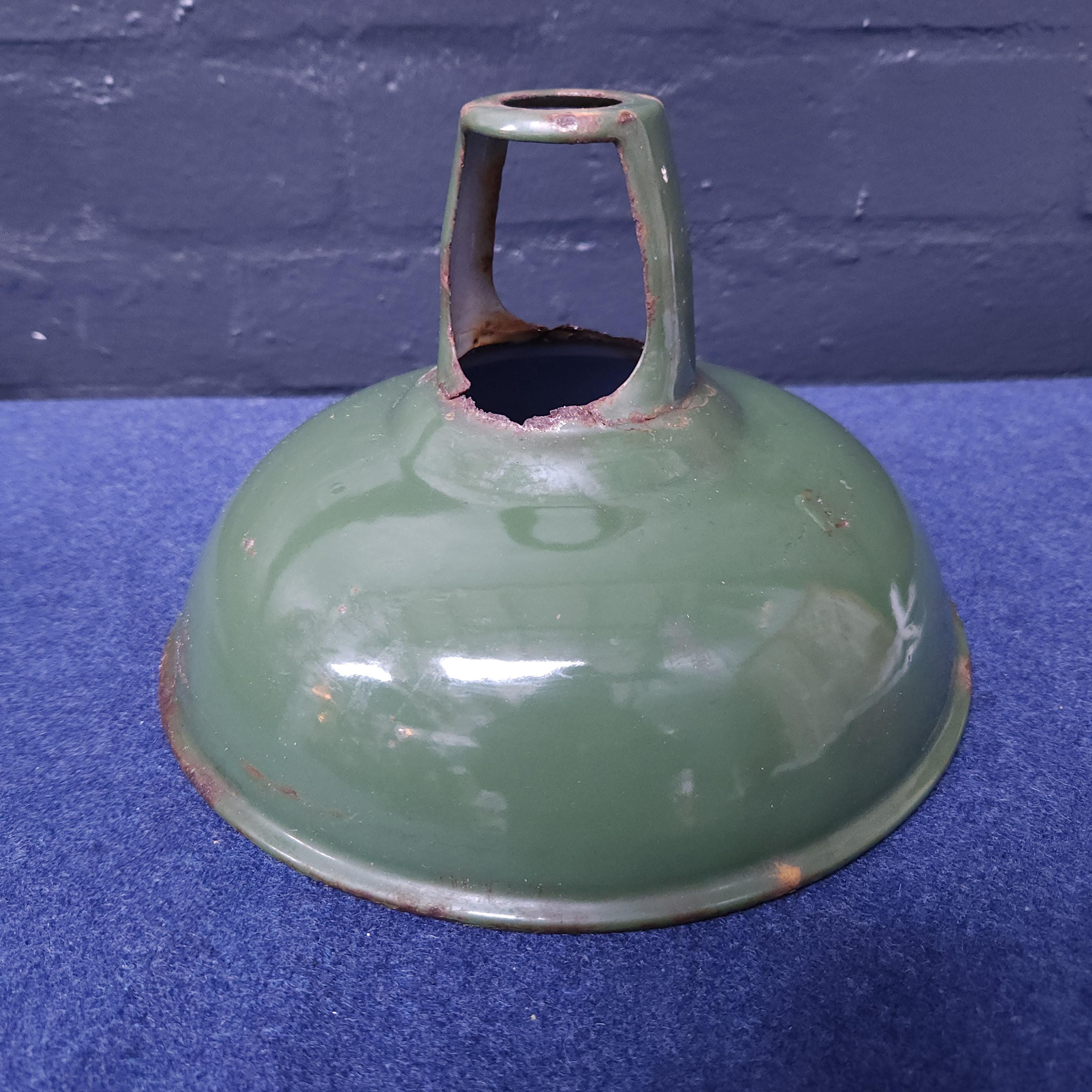 Green Enamel Industrial Ceiling Light Shades