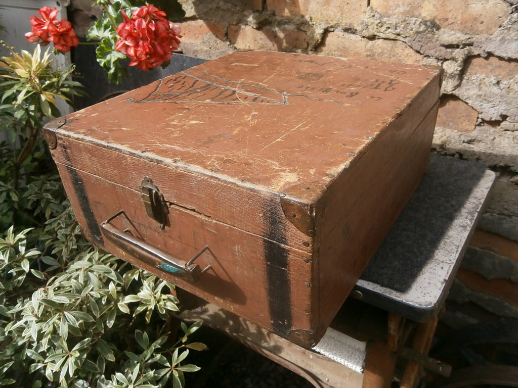Vintage French Wooden Case