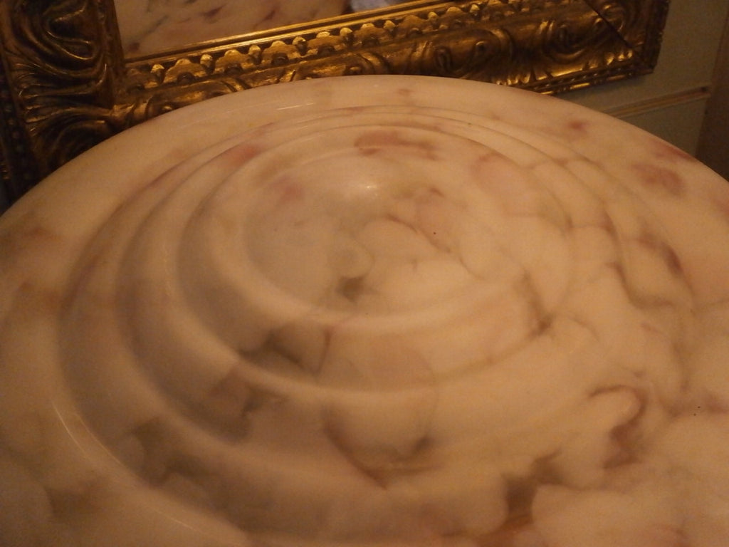 Large Plafonnier - Fly Catcher - Glass Ceiling Light - Art Deco - Vintage