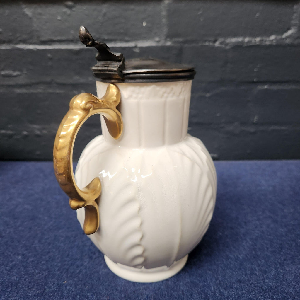 Coalport Mask Head Lidded Pitcher/Jug
