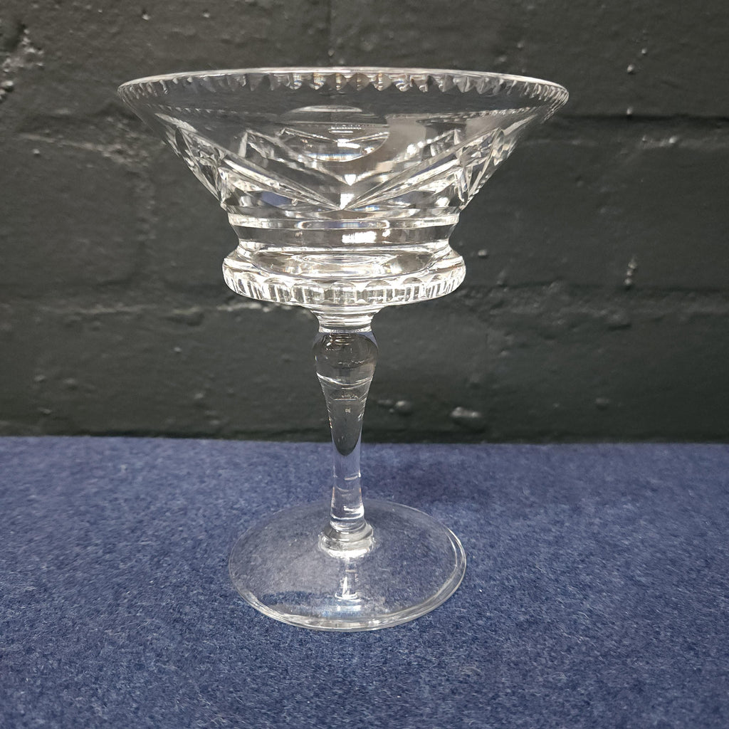 Cut Crystal Champagne Coupe