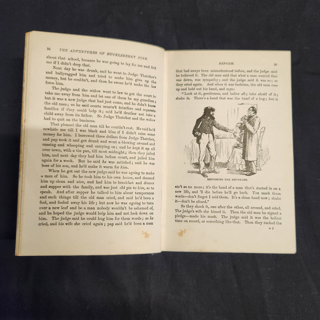 The Adventures of Huckelberry Finn, Mark Twain, 1908