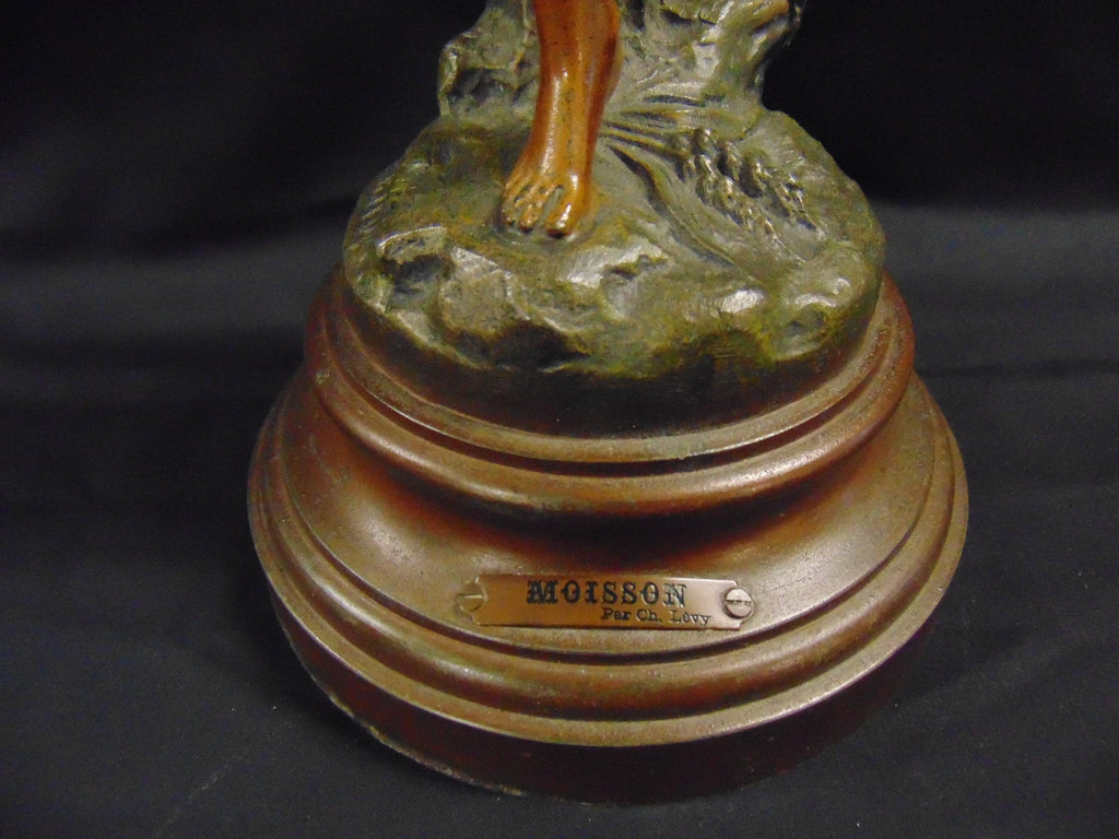 Cold Painted French Spelter Figure, Moisson by Ch Levy
