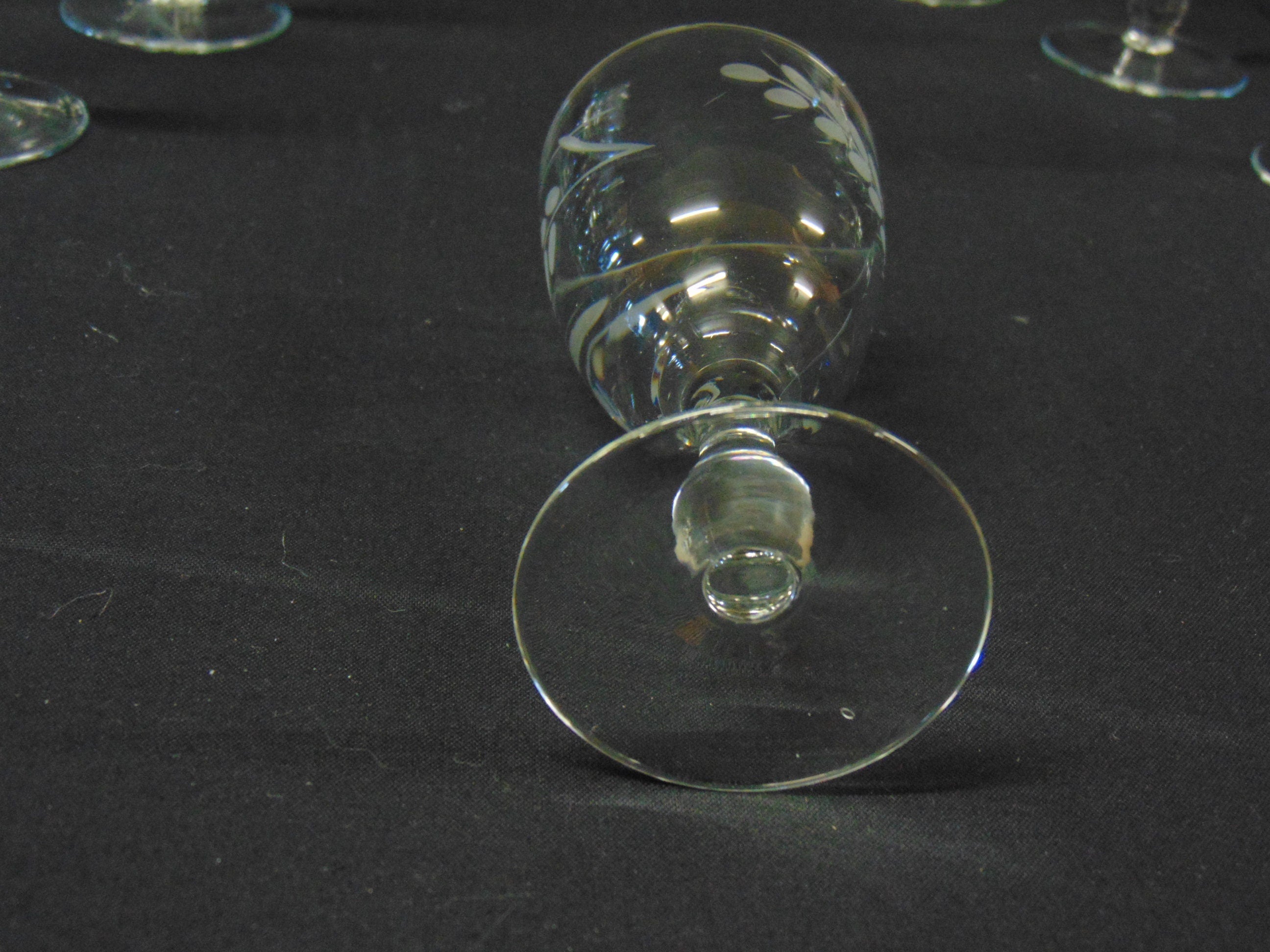 Vintage Sherry/Liqueur glasses X 8