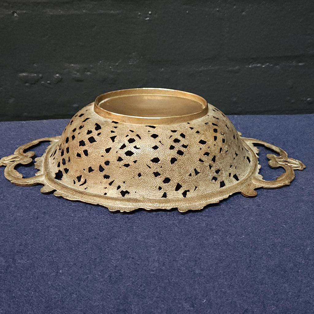 Italian Baroque Brass Basket