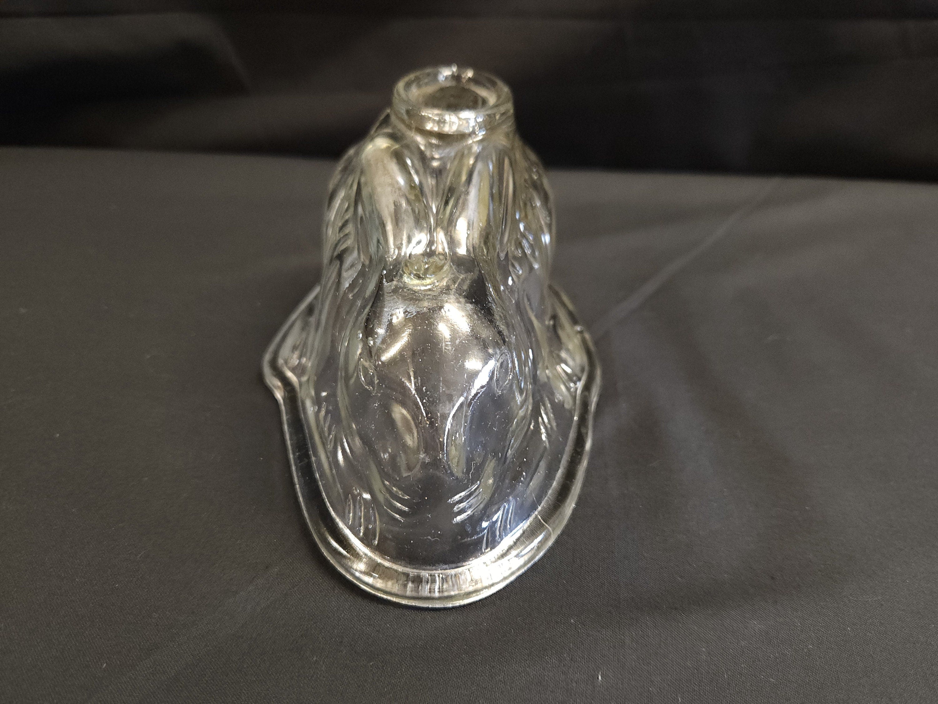 Glass Rabbit Jelly Mould