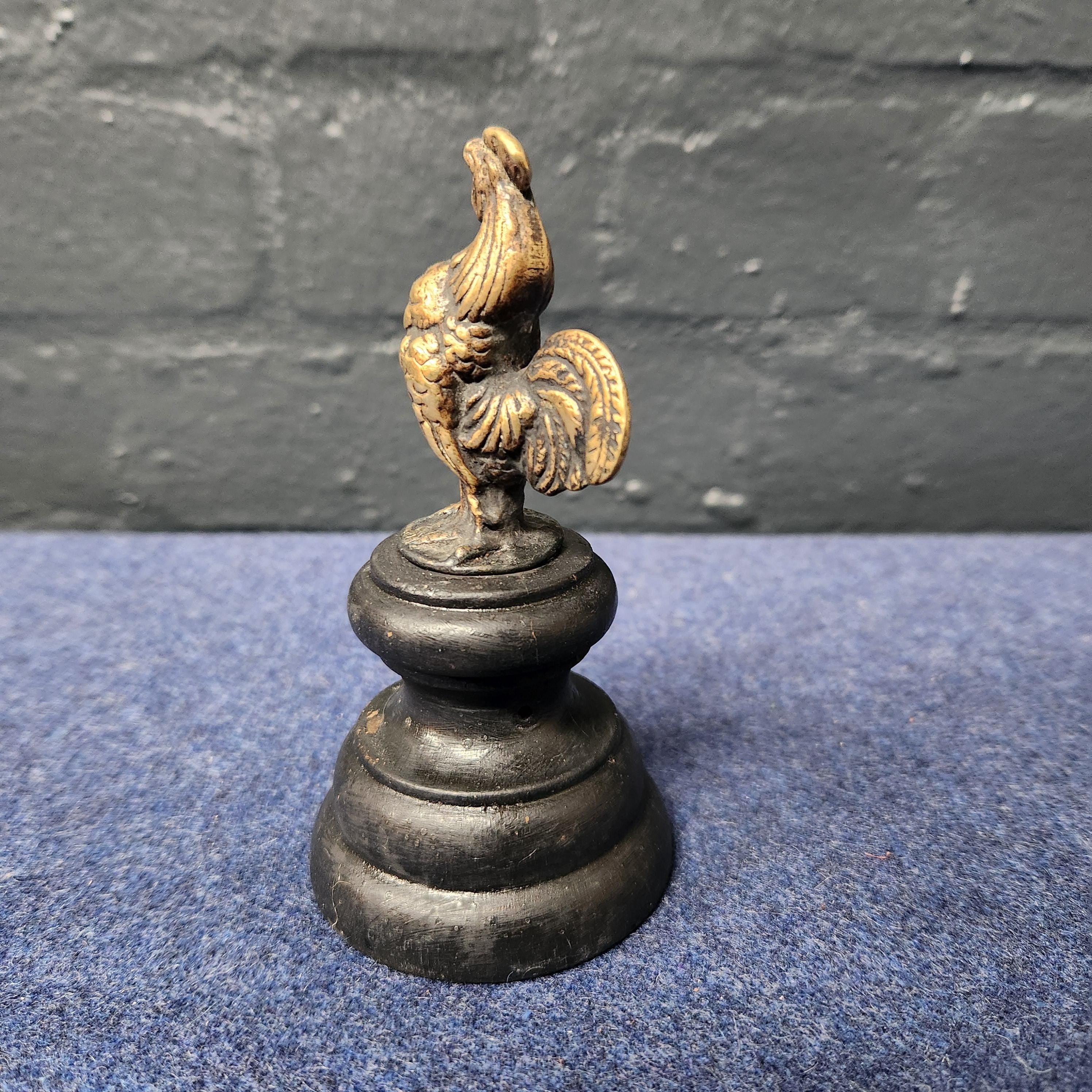 Brass Cockerel/Rooster Car Mascot