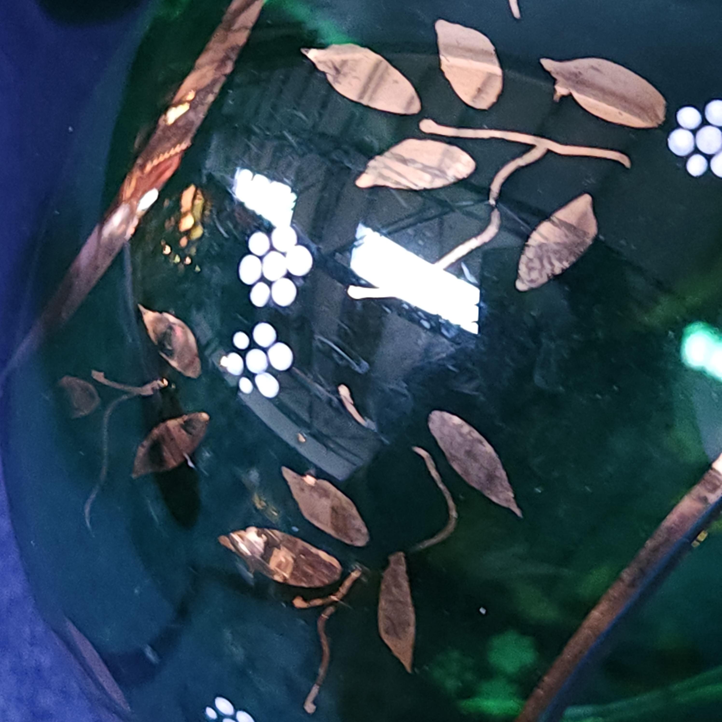 Continental Green Glass Vase