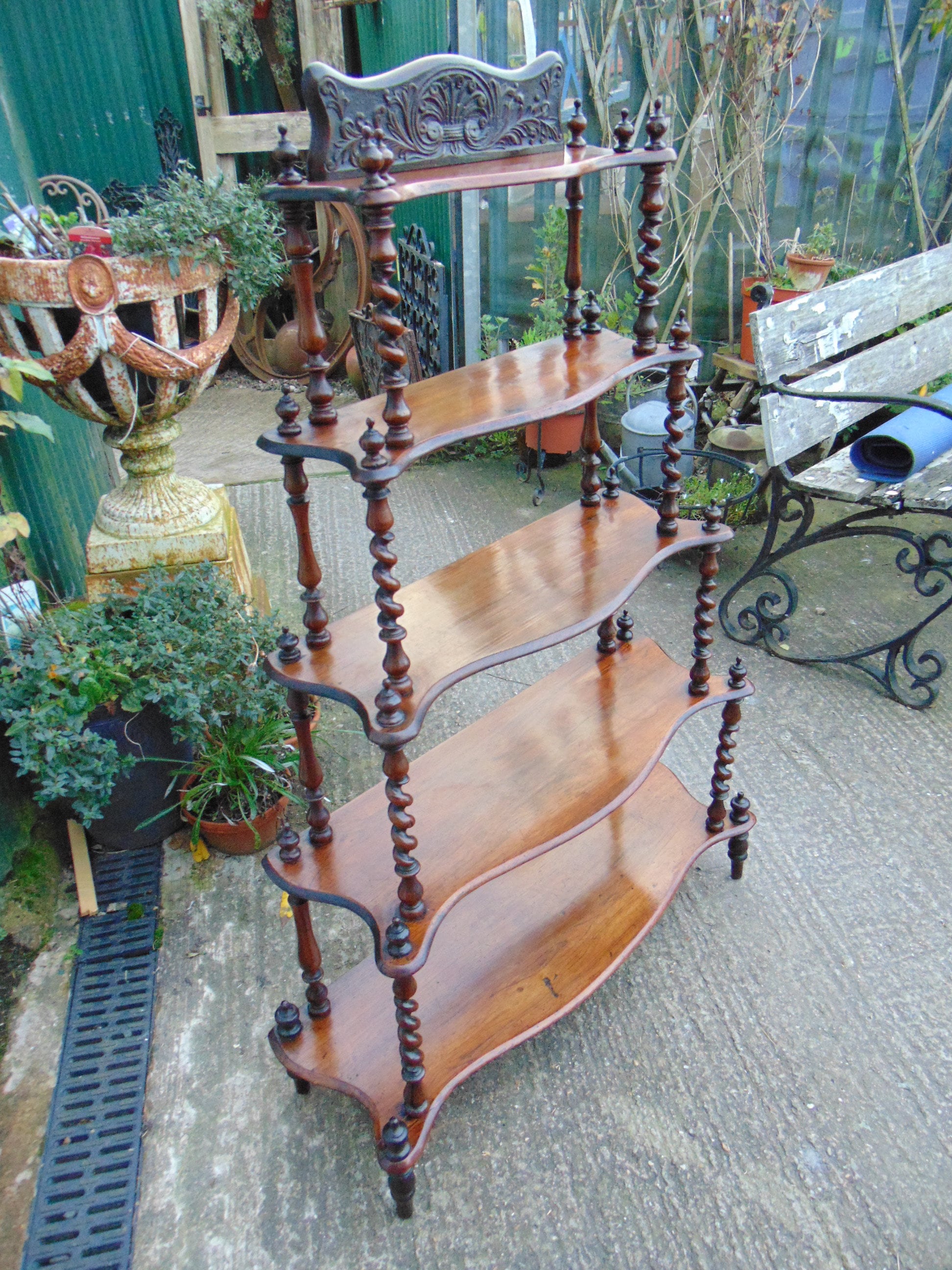 Victorian Rosewood What Not