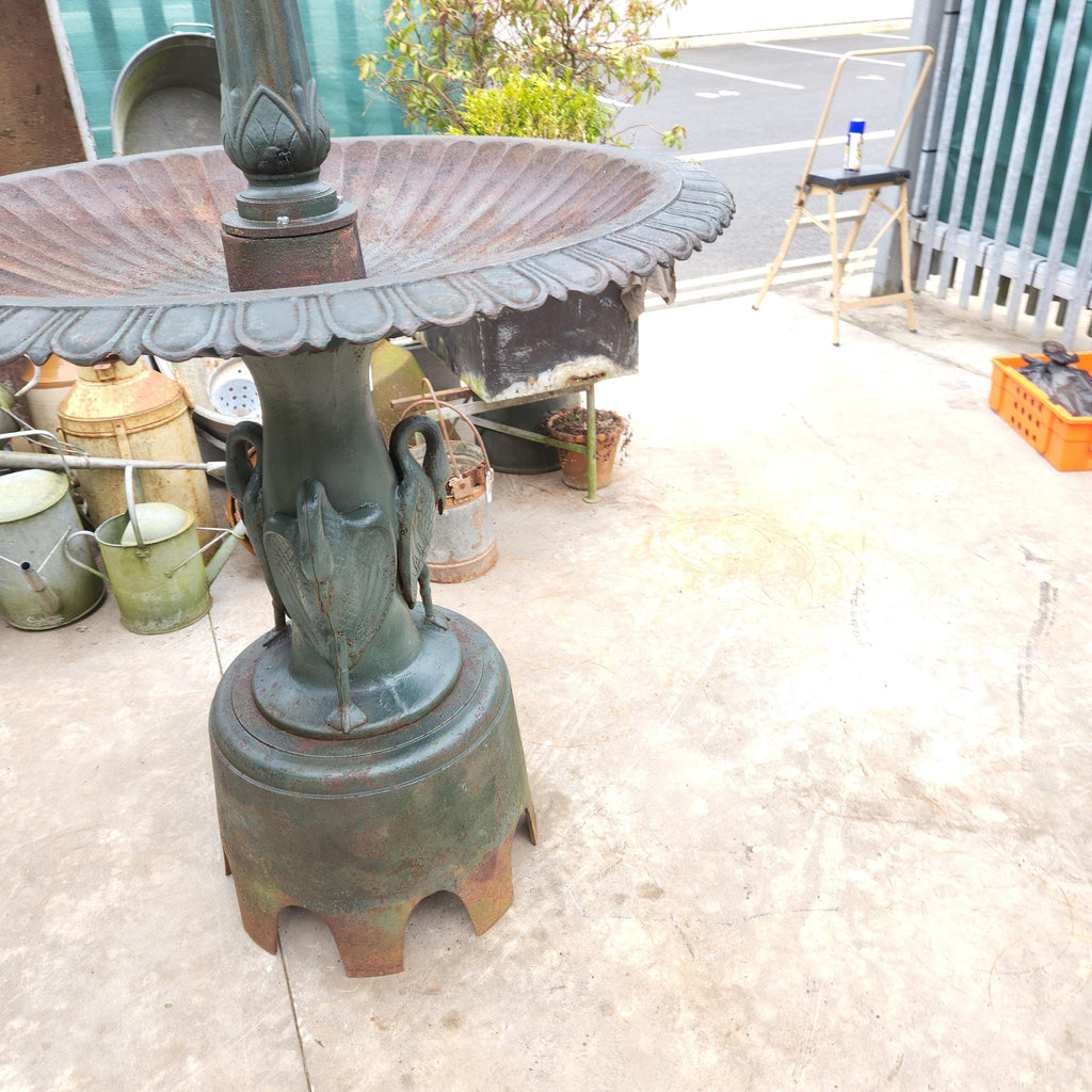 19th Century Cast Iron Garden Fountain - Coalbrookdale Style