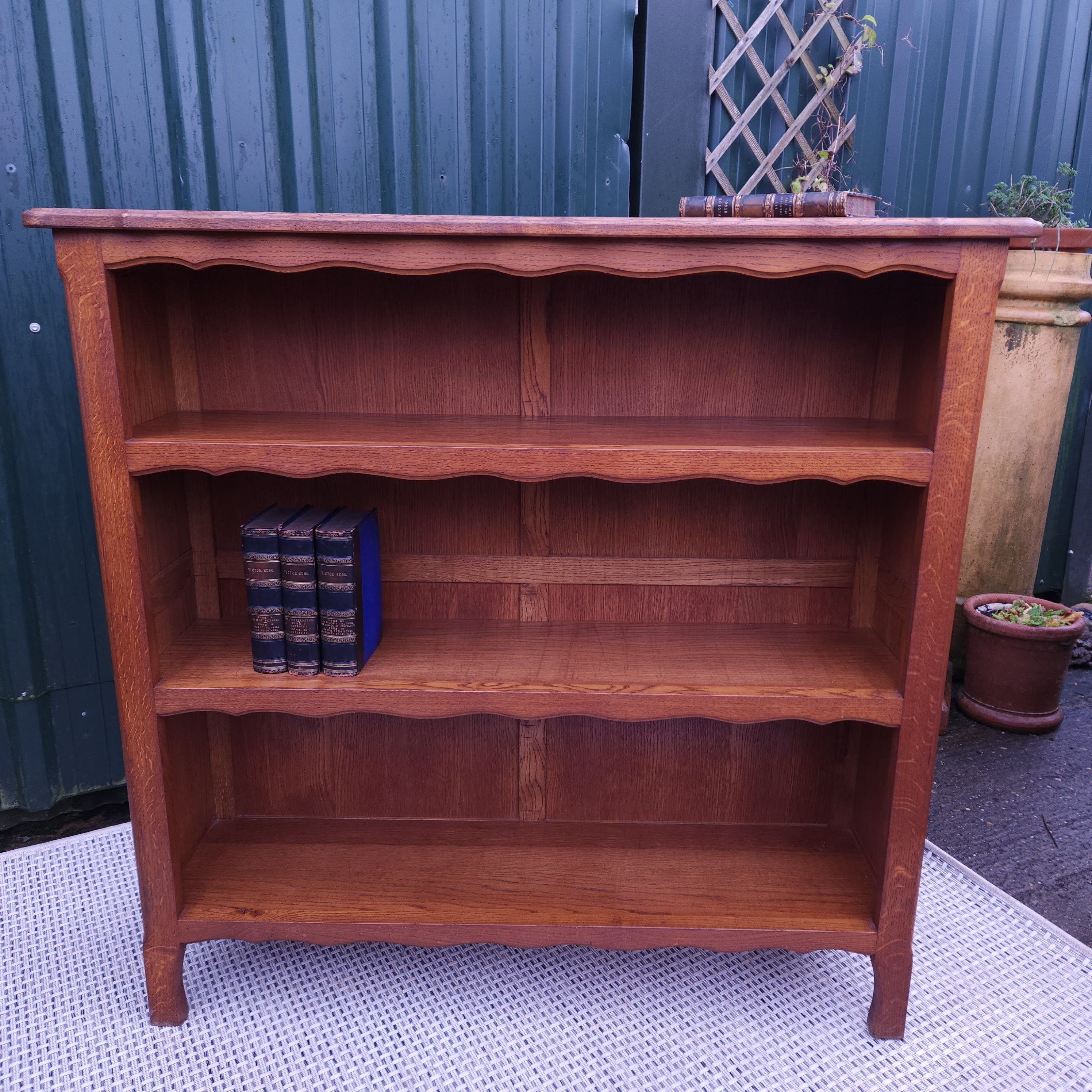 Oak Bookcase - Mid Century